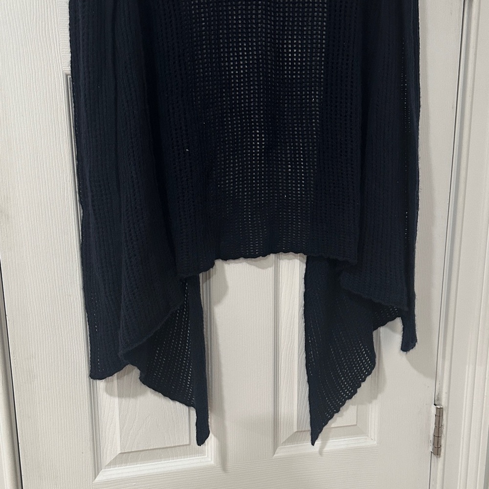 Inhabit Navy Open Knit Cardigan - Picture 11 of 12